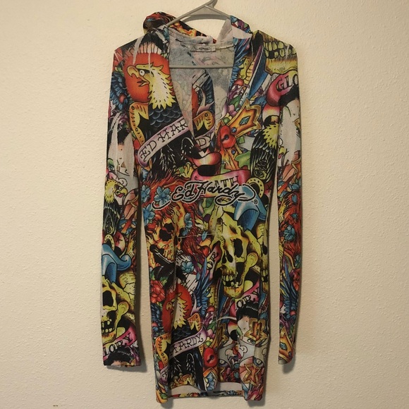 Ed hardy hoodie dress Clearance